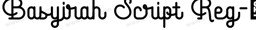 Basyirah Script Reg字体转换